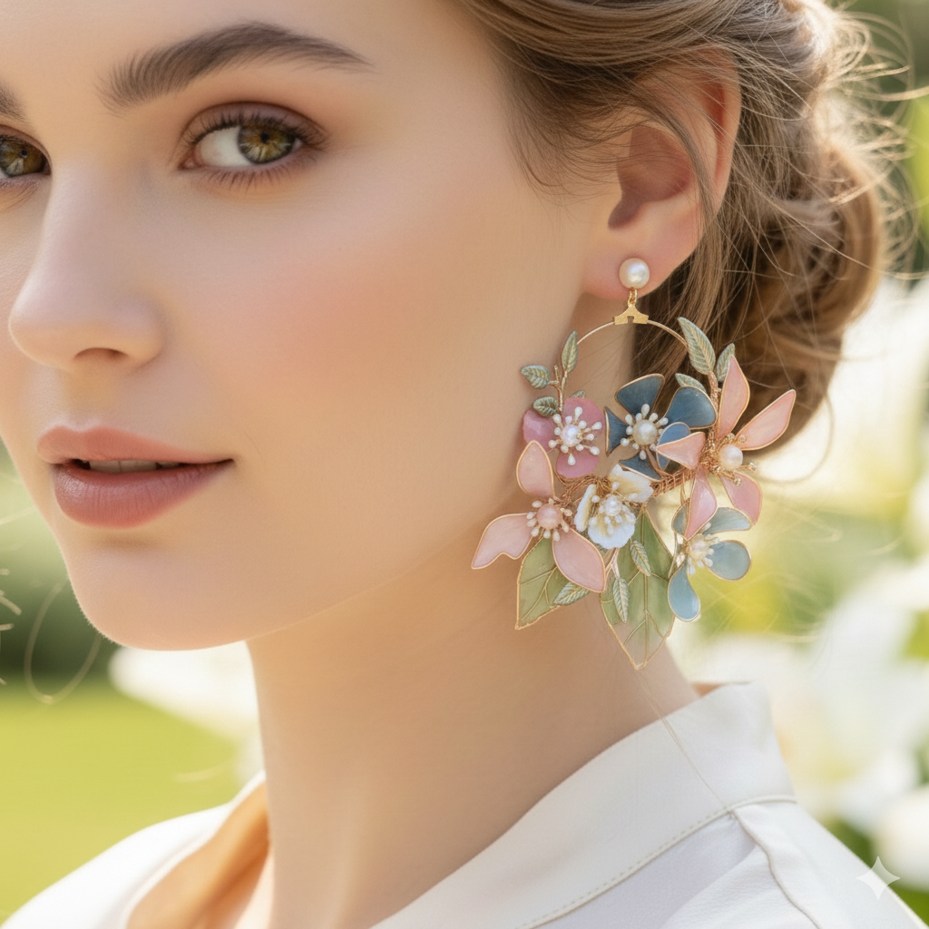Luxury & Beautiful Erin Handmade Antique Earrings