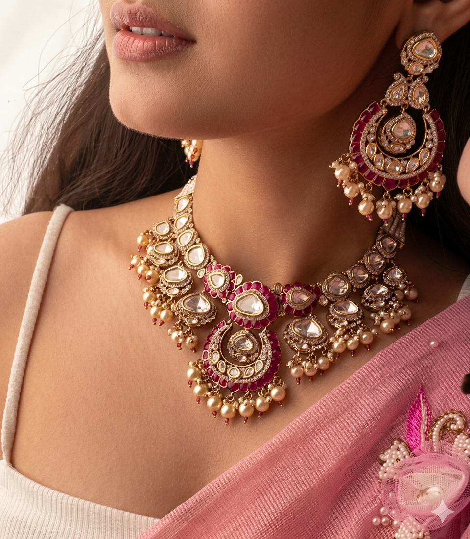 Luxury & Beautiful Riya Choker Set