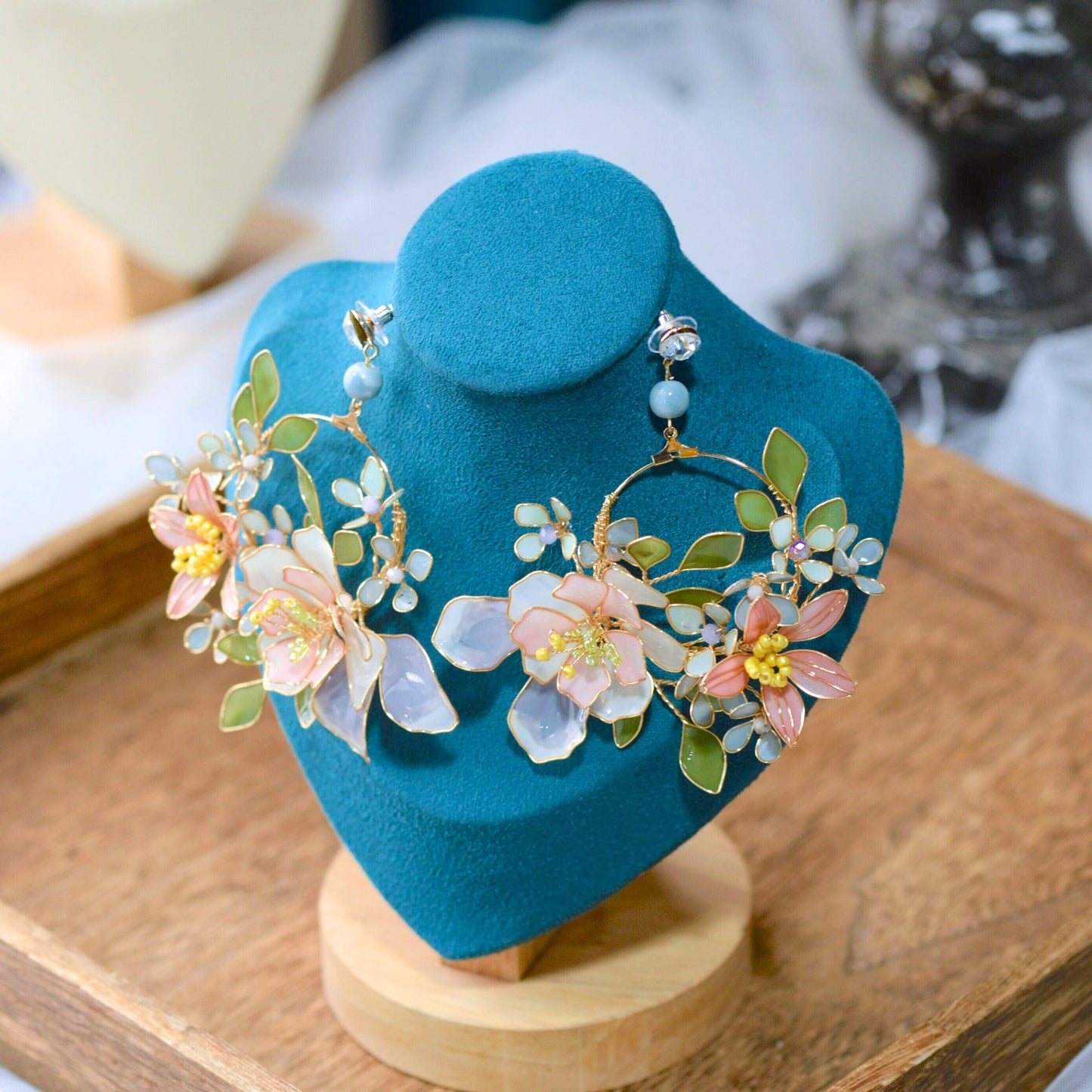 Luxury & Beautiful Ella Handmade Antique Earrings