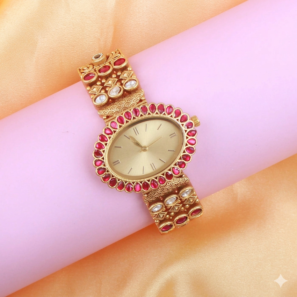 Beautiful Kashmiri Myra Watch Bracelet