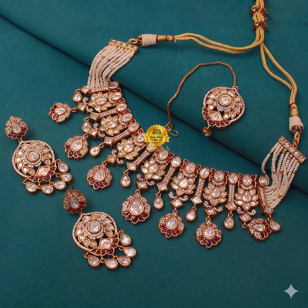 Beautiful Akansha Antique Choker Set