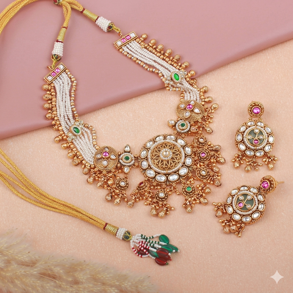Luxury & Beautiful Misthi Choker Set