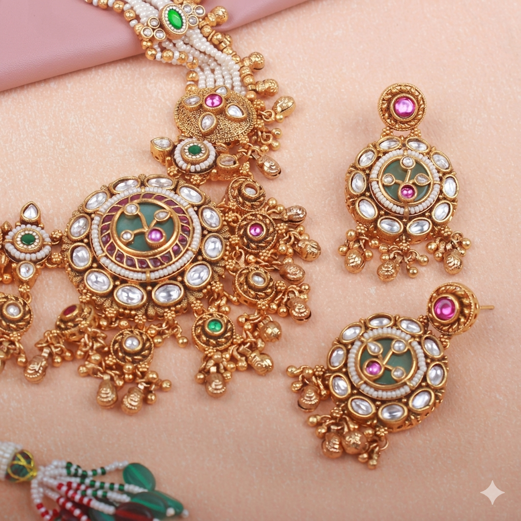 Luxury & Beautiful Misthi Choker Set