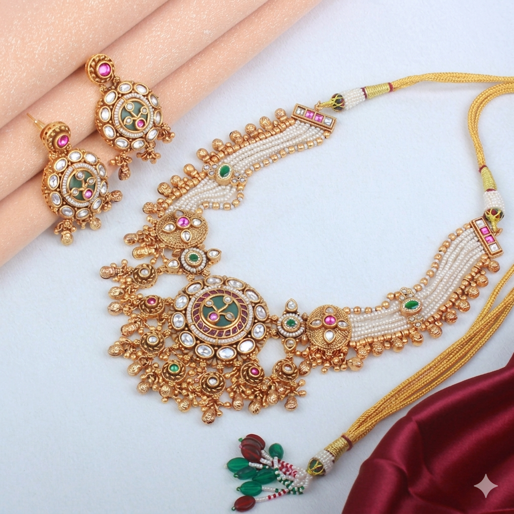 Luxury & Beautiful Misthi Choker Set