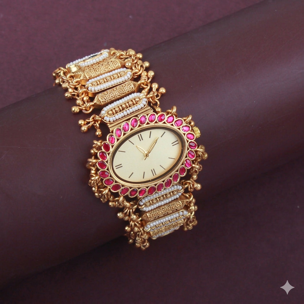 Beautiful Kashmiri Alisha Watch Bracelet
