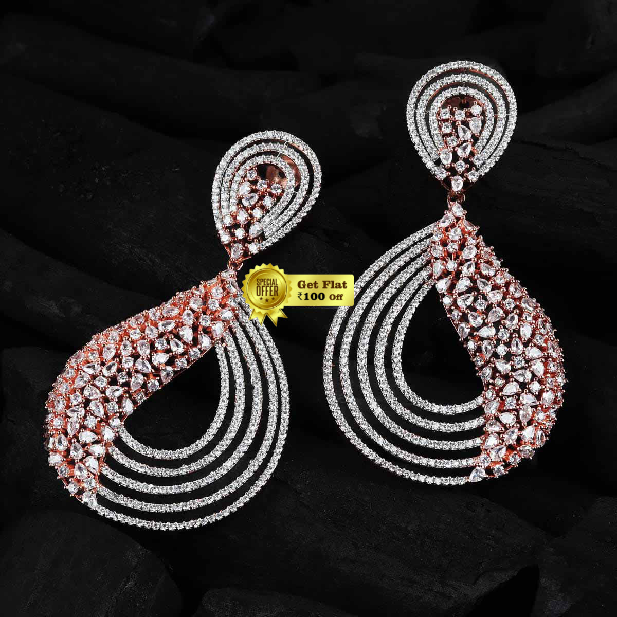 Luxury & Fashionable Designer Earring Set