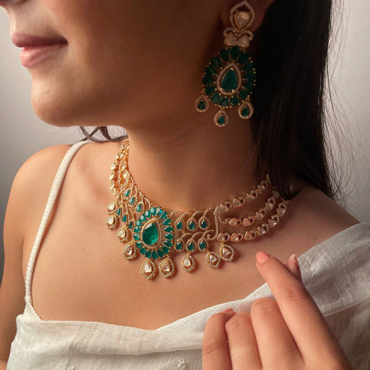 Luxury & Beautiful Alice Antique Necklace Set