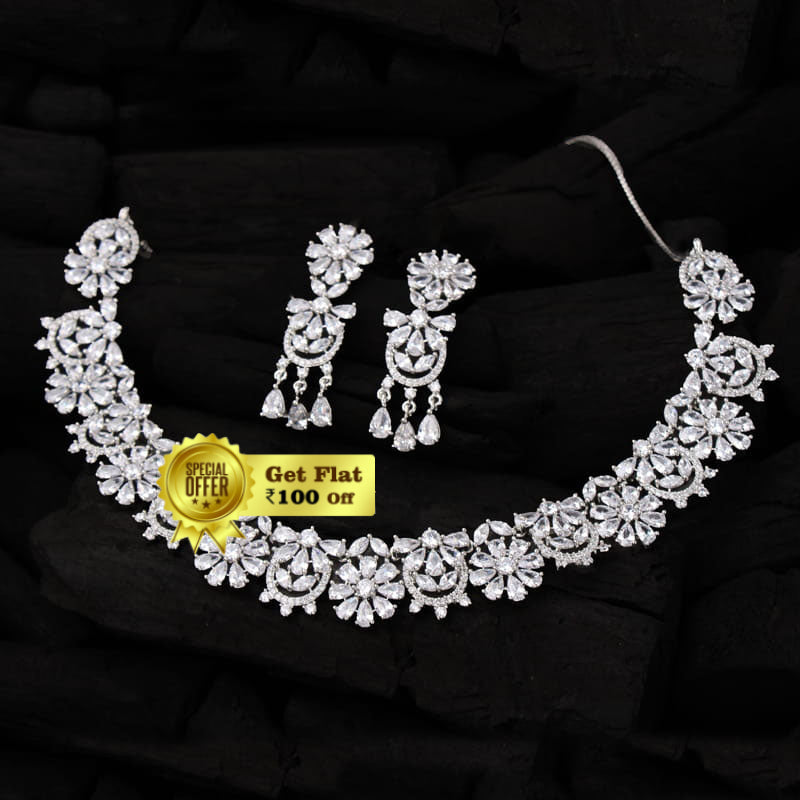 Beautiful & Pretty Flower Necklace Set