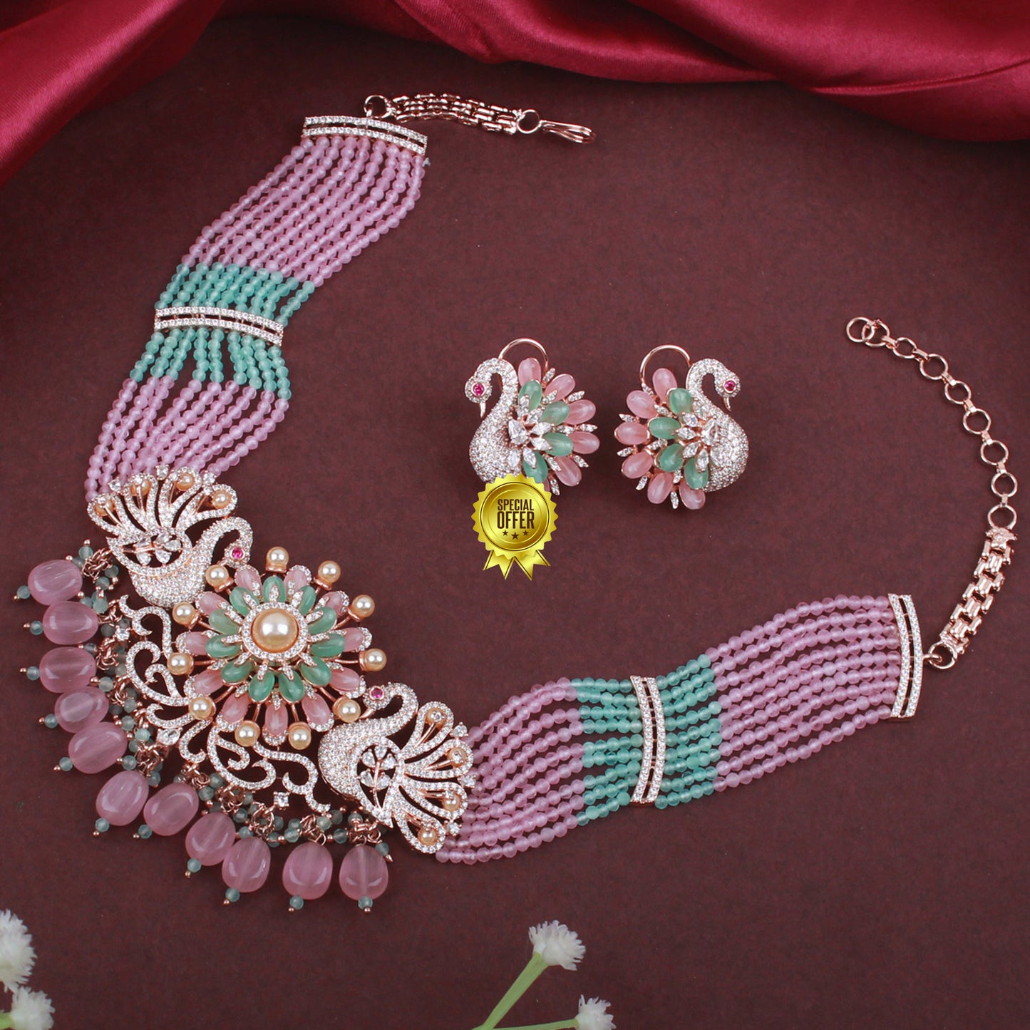 Luxury & Beautiful Arabelle Antique Necklace Set