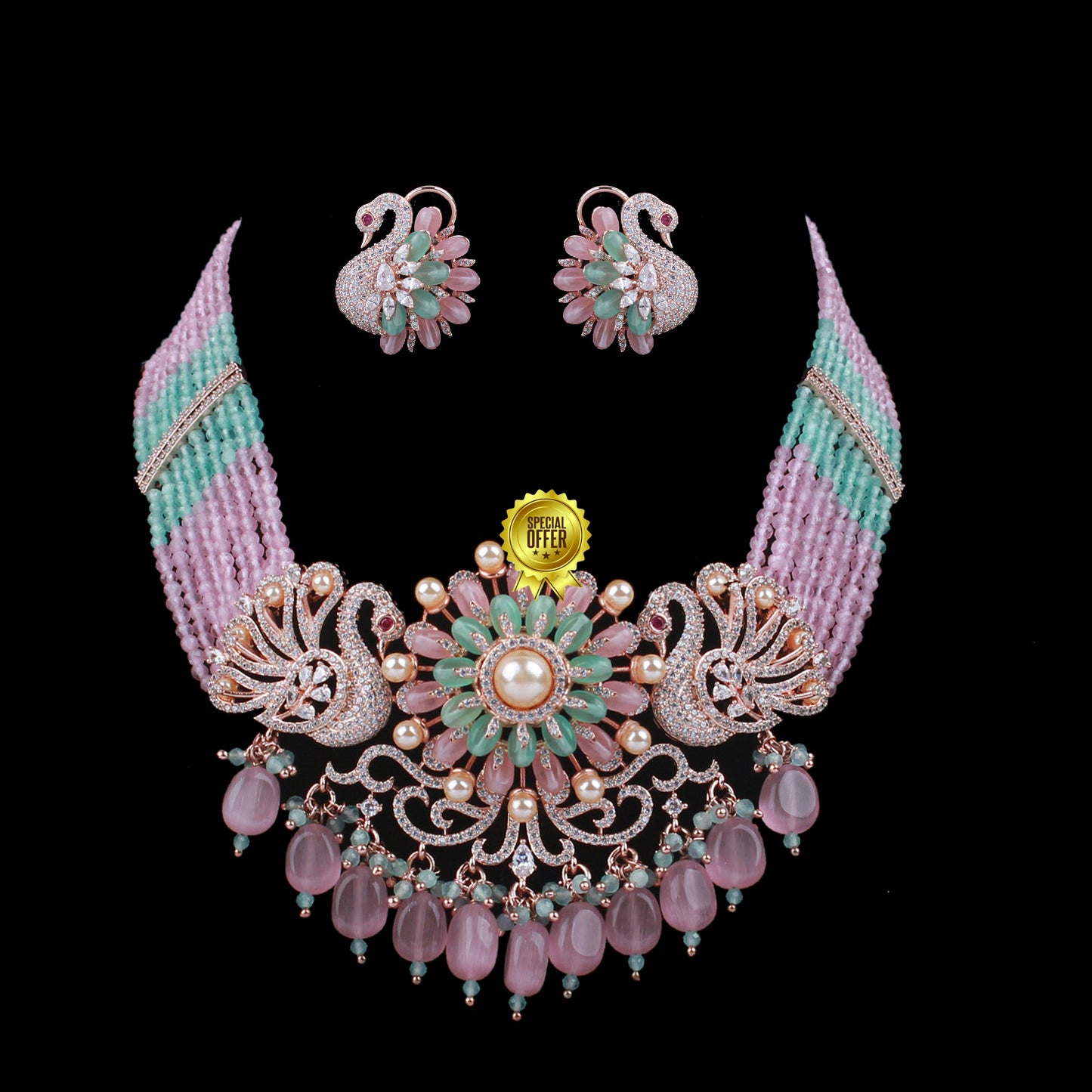 Luxury & Beautiful Arabelle Antique Necklace Set