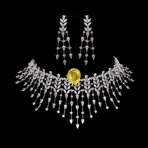 Luxury Aliza Designer Necklace Set